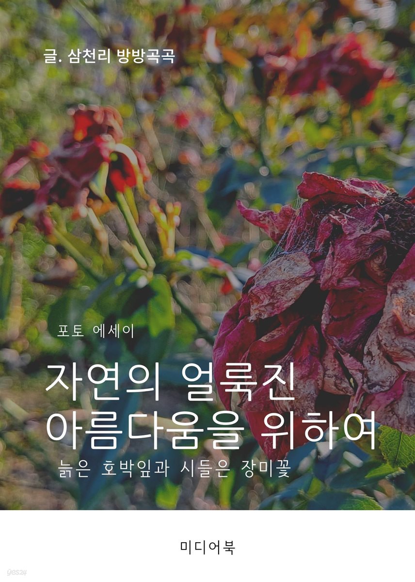자연의 얼룩진 아름다움을 위하여 : 늙은 호박잎과 시들은 장미꽃, 포토 에세이