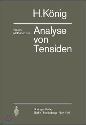 Neuere Methoden Zur Analyse Von Tensiden