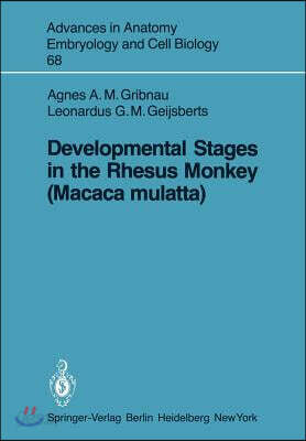 Developmental Stages in the Rhesus Monkey (Macaca Mulatta)