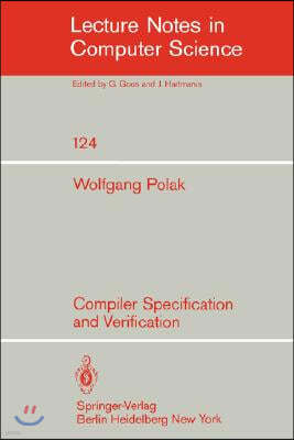 Compiler Specification and Verification