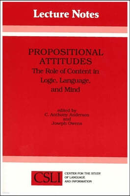 Propositional Attitudes: The Role of Content in Logic, Language and Mind