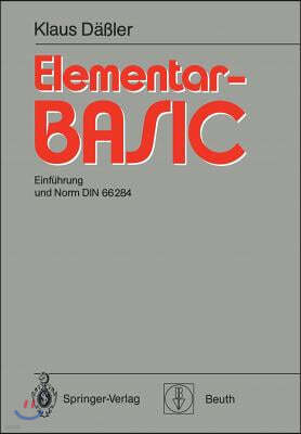 Elementar-Basic: Einfuhrung Und Norm Din 66 284