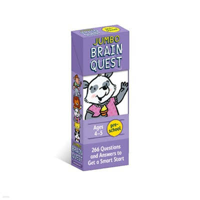극Ʈ Brain Quest Deck Pre-K (Jumbo Size)