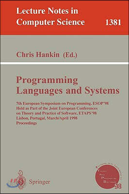 Programming Languages and Systems: 7th European Symposium on Programming, ESOP'98, Held as Part of the Joint European Conferences on Theory and Practi