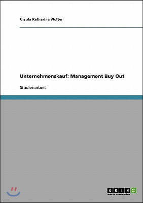 Unternehmenskauf: Management Buy Out