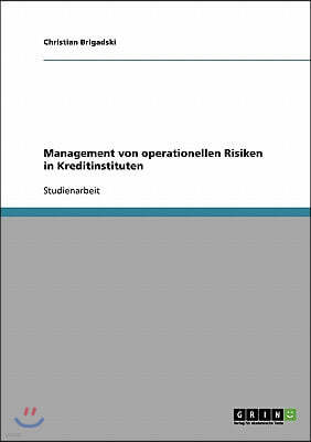 Management von operationellen Risiken in Kreditinstituten