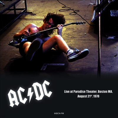 AC/DC — Paradise Theater Boston Ma August 21st 1978 앨범 커버