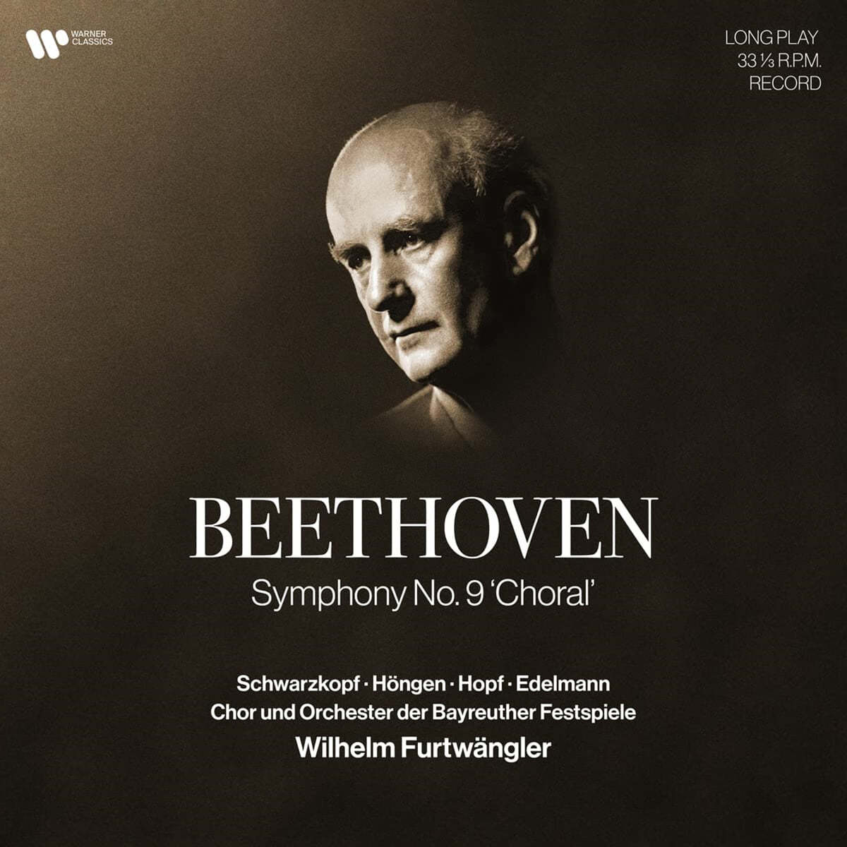 Wilhelm Furtwangler 베토벤: 교향곡 9번 '합창' - 빌헬름 푸르트뱅글러 (Beethoven: Symphony Op.125 'Choral') [2LP]