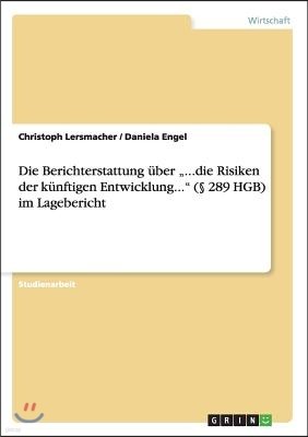 Die Berichterstattung uber "...die Risiken der kunftigen Entwicklung..." (§ 289 HGB) im Lagebericht