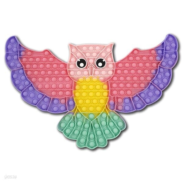 푸쉬팝 버블 부엉이 팝잇 PPBUB-OWL