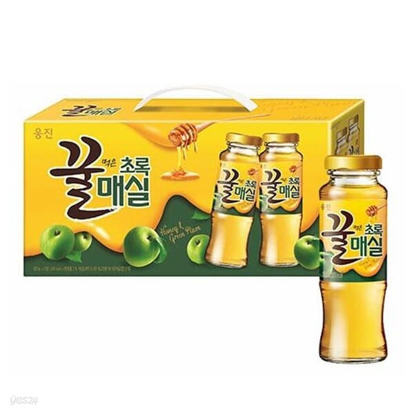 웅진 꿀먹은 초록매실 병 180ml 36병