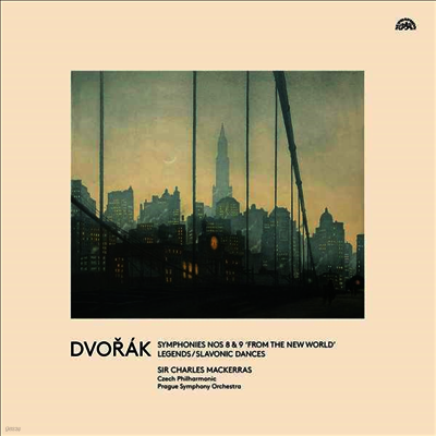 Charles Mackerras — 드보르작: 교향곡 8 & 9번 '신세계로부터' (Dvorak: Symphonies Nos.8 & 9 'From The New World') - Charles Mackerras 앨범 커버