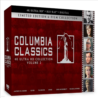 Columbia Classics: 4K Ultra HD Collection, Volume 2 (컬럼비아 클래식스: 볼륨 2)(한글무자막)(4K Ultra HD + Blu-ray)