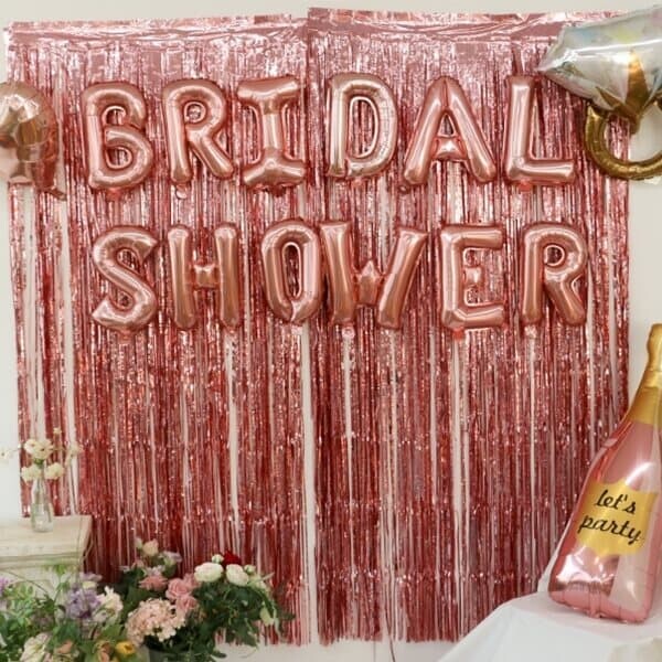 브라이덜샤워 풍선 소품 파티 용품 [3color BRIDALSHOWER 이벤트 장식 웨딩 처녀파티]
