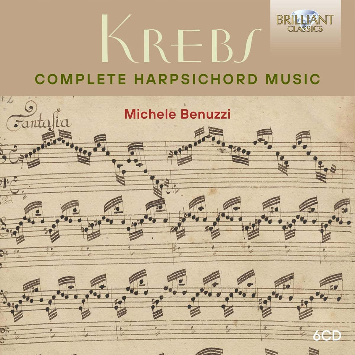 Michele Benuzzi 크렙스: 하프시코드 작품 전곡 (Krebs: Complete Harpsichord Music)