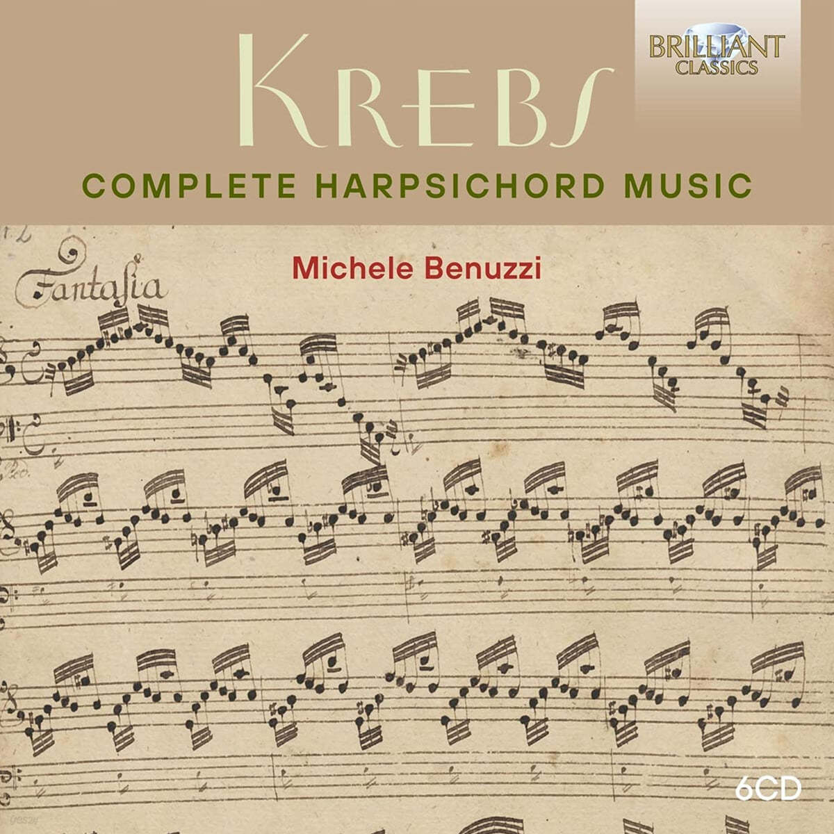 Michele Benuzzi 크렙스: 하프시코드 작품 전곡 (Krebs: Complete Harpsichord Music) 