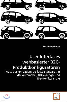 User Interfaces webbasierter B2C-Produktkonfiguratoren