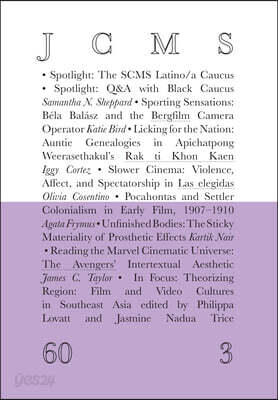 Journal of Cinema and Media Studies, Vol. 60, No. 3