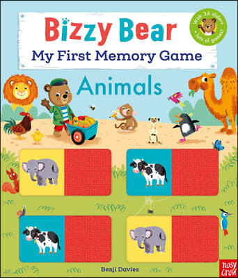 Bizzy Bear: My First Memory Game Book: Animals