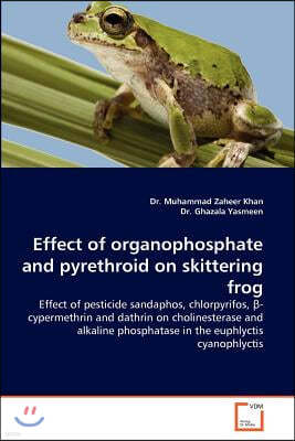 Effect of organophosphate and pyrethroid on skittering frog