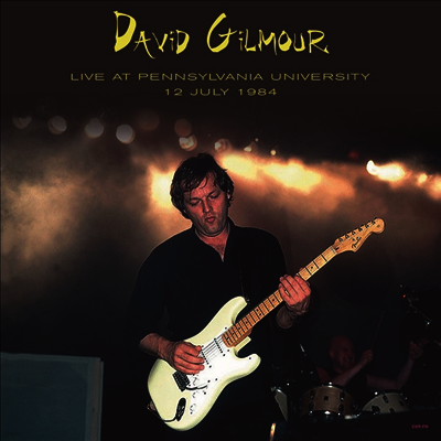 David Gilmour — Live At Pennsylvania University 12 July 1984 앨범 커버