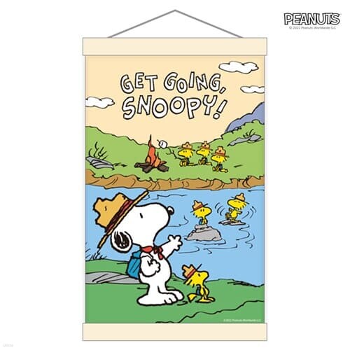 스누피 피너츠 그림그리기 행잉 세트 캠핑 20X30