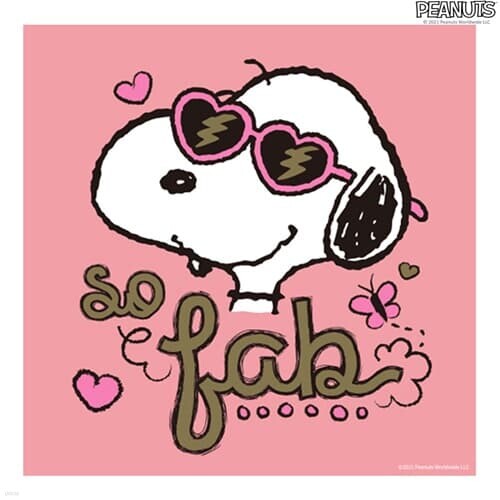 스누피 피너츠 그림그리기 선글라스 스누피 20X20