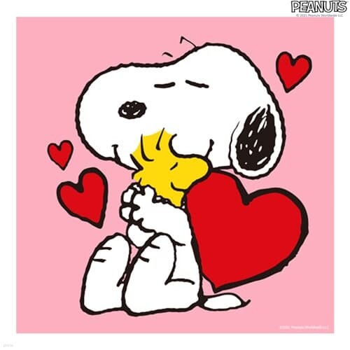 스누피 피너츠 그림그리기 페인팅 러브앤허그 20X20