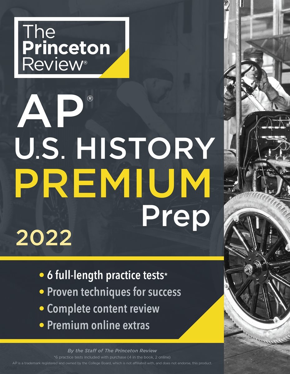 Princeton Review AP U.S. History Premium Prep, 2022