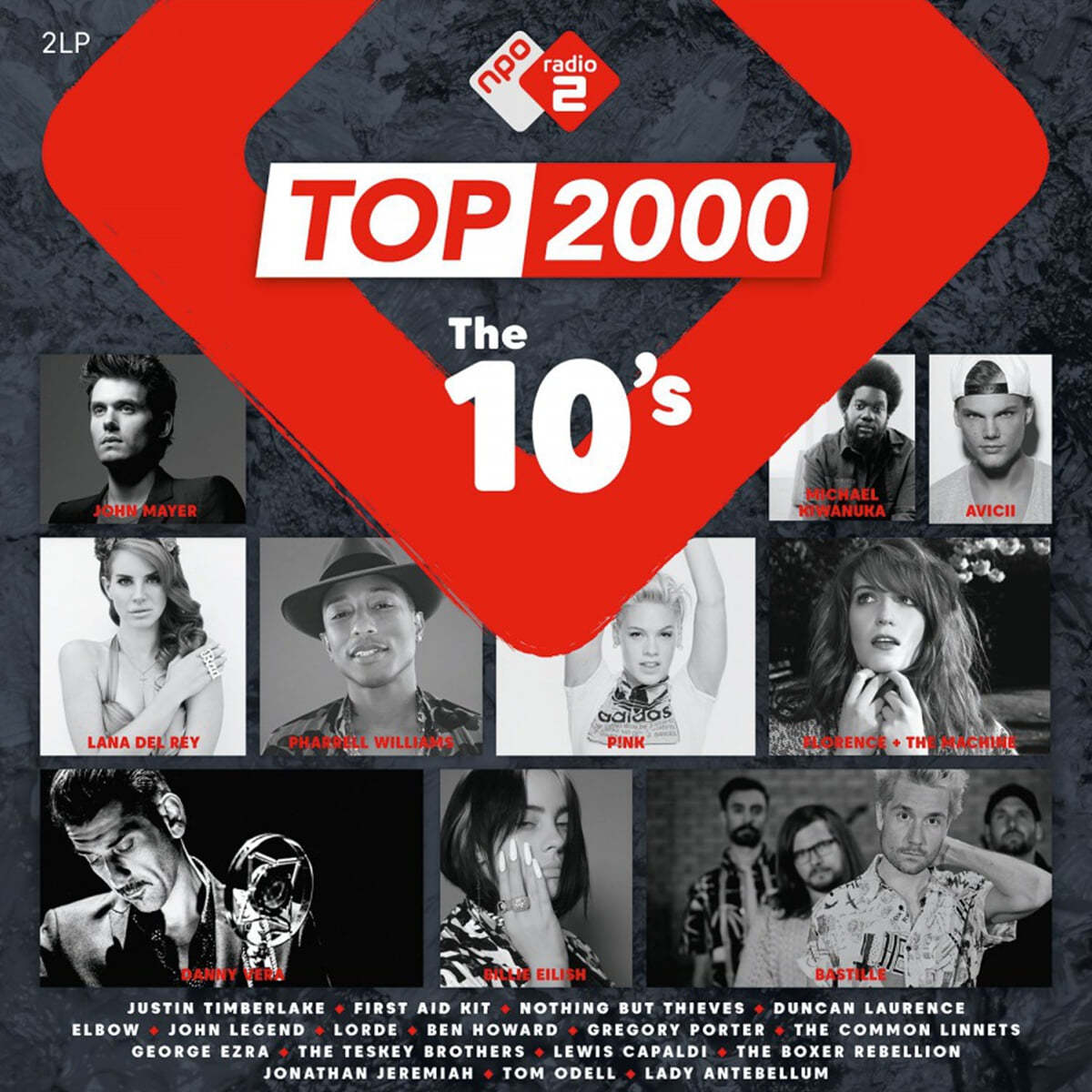 NPO 라디오 컴필레이션: 2010년대 히트곡 모음집 (Top 2000 - The 10&#39;s) [2LP] 