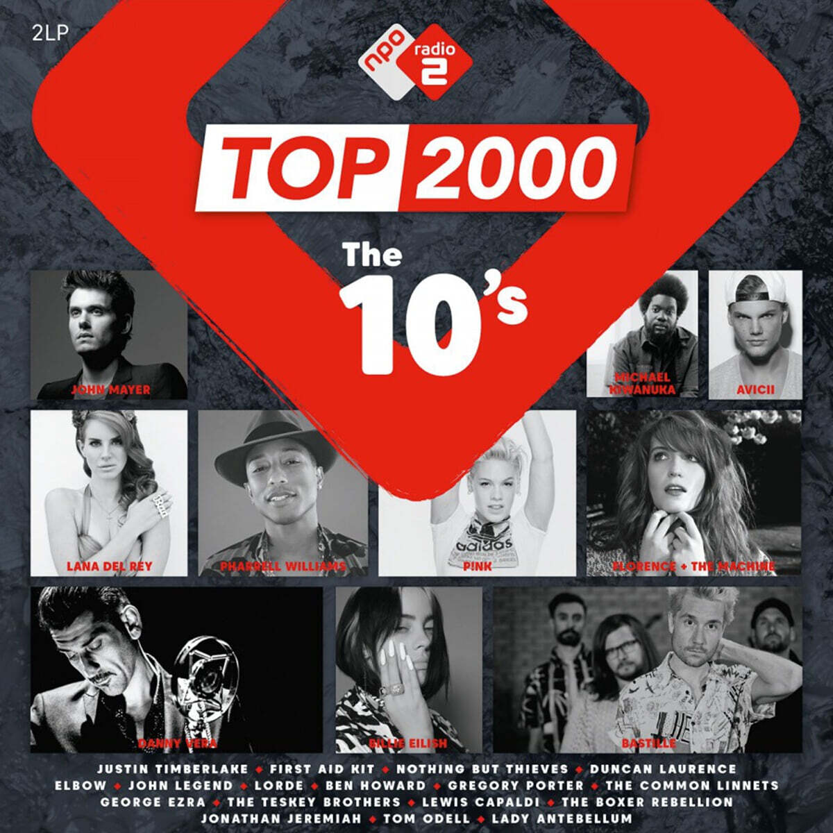 NPO 라디오 컴필레이션: 2010년대 히트곡 모음집 (Top 2000 - The 10's) [2LP]