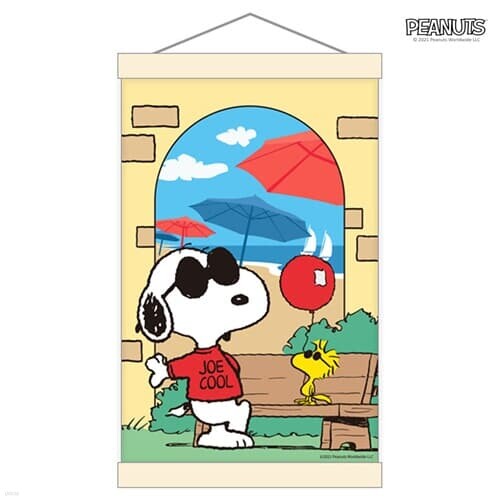 스누피 피너츠 보석십자수 행잉세트 바캉스 20X30