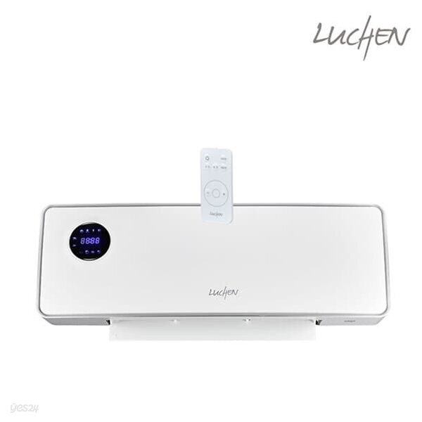 [루첸] 3無 자동온도조절 PTC 리모컨 벽걸이 온풍기 (ELT-2000WH/3중안전장치/강력난방)