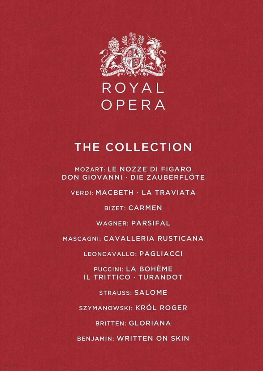로열 오페라 - 디럭스 스페셜박스 (Royal Opera - The Collection) [블루레이 박스세트]