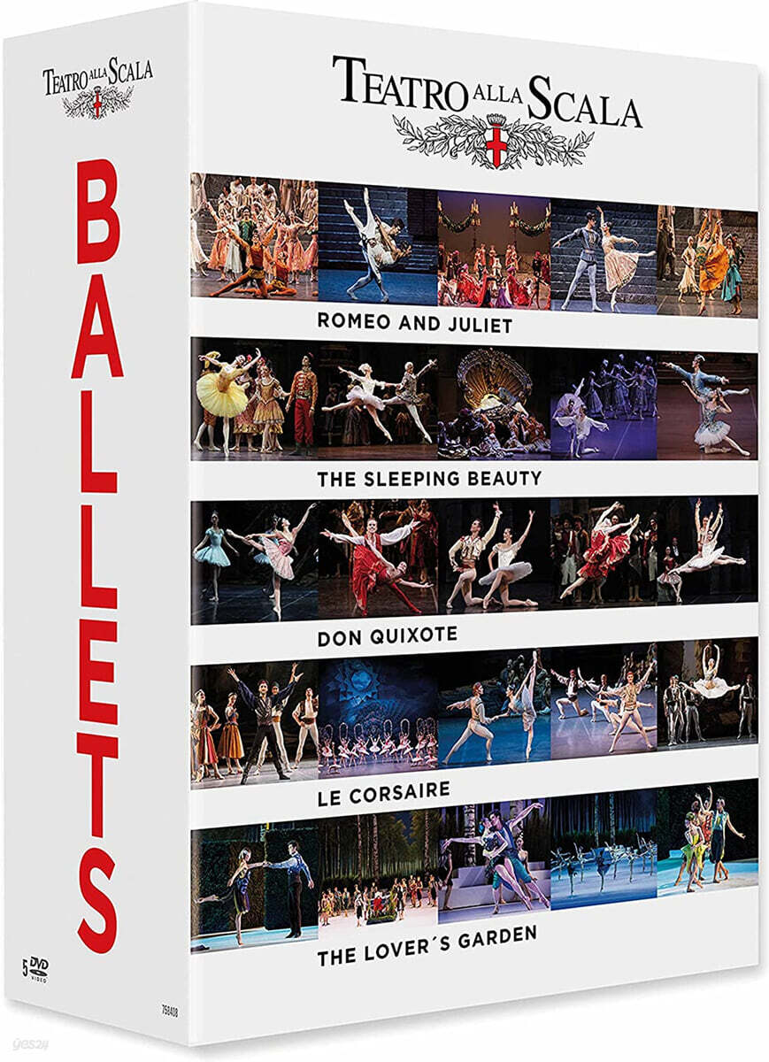 발레 5편 모음집 (Ballet Company of Teatro alla Scala - 5 Outstanding Ballets)
