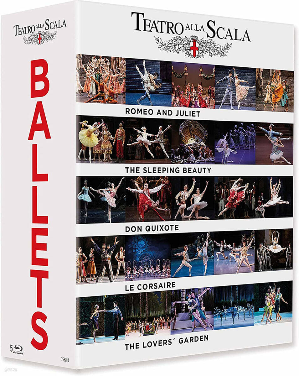발레 5편 모음집 (Ballet Company of Teatro alla Scala - 5 Outstanding Ballets)
