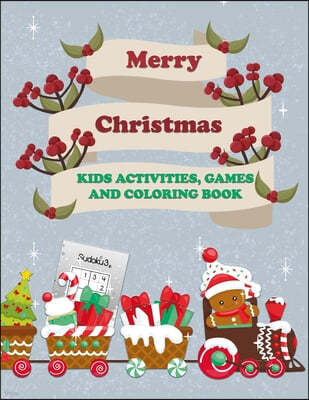 Merry Christmas Kids Activity, Games and Coloring Book