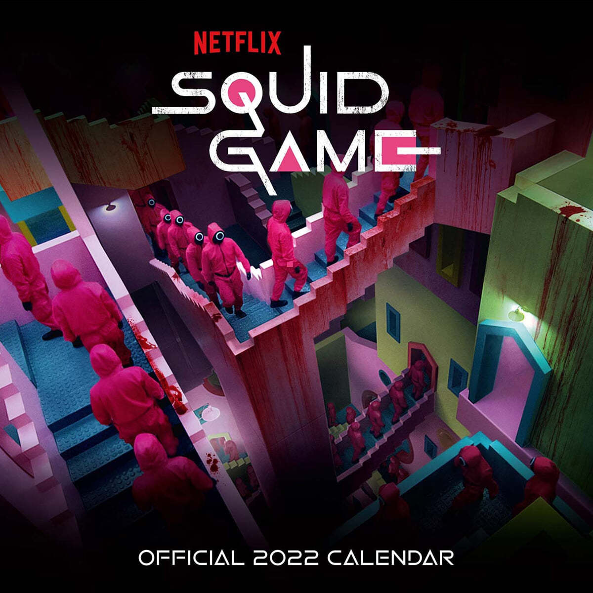 넷플릭스 &#39;오징어게임&#39; 2022년 벽걸이 캘린더 (Official Netflix &#39;Squid Game&#39; 2022 Calendar) 