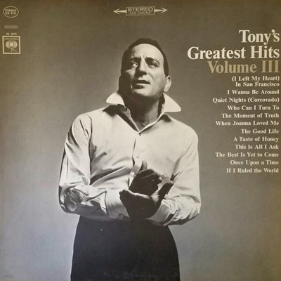 [][LP] Tony Bennett - Tonys Greatest Hits Volume III