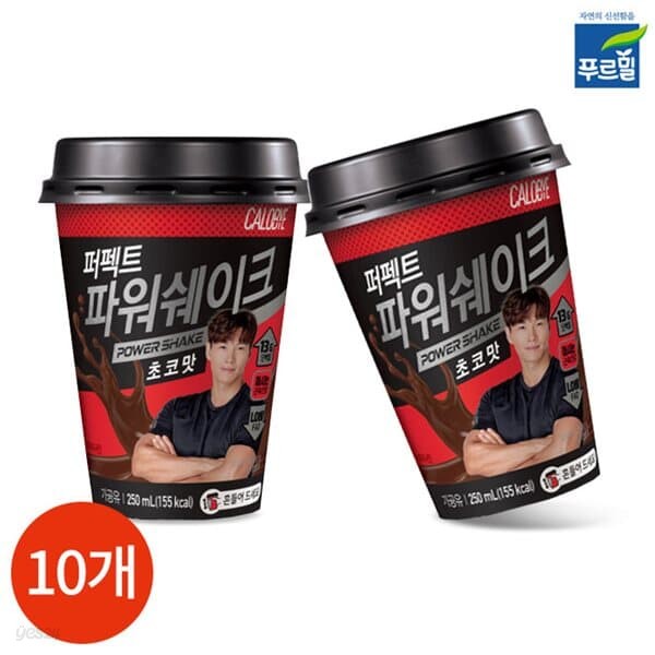 푸르밀 칼로바이 파웨쉐이크 초코맛 컵 250ml x 10개