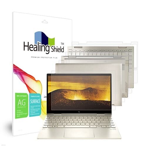 HP 엔비 X360 13-BD0064TU 저반사 지문방지 액정보호필름1매 외부3종 세트