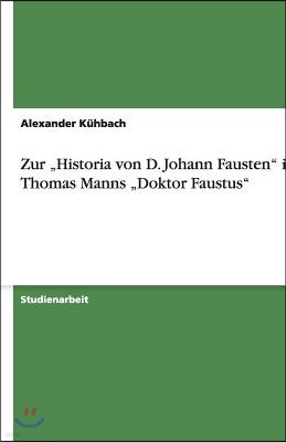 Zur "Historia von D. Johann Fausten in Thomas Manns "Doktor Faustus