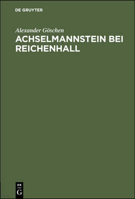 Achselmannstein Bei Reichenhall: Eine Bade-Skizze