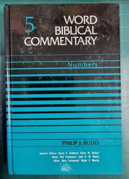 [중고샵] WORD BIBLICAL COMMENTARY 5 (NUMBERS) / WBC 성경주석 / WORD ...