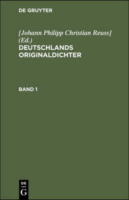 Deutschlands Originaldichter. Band 1