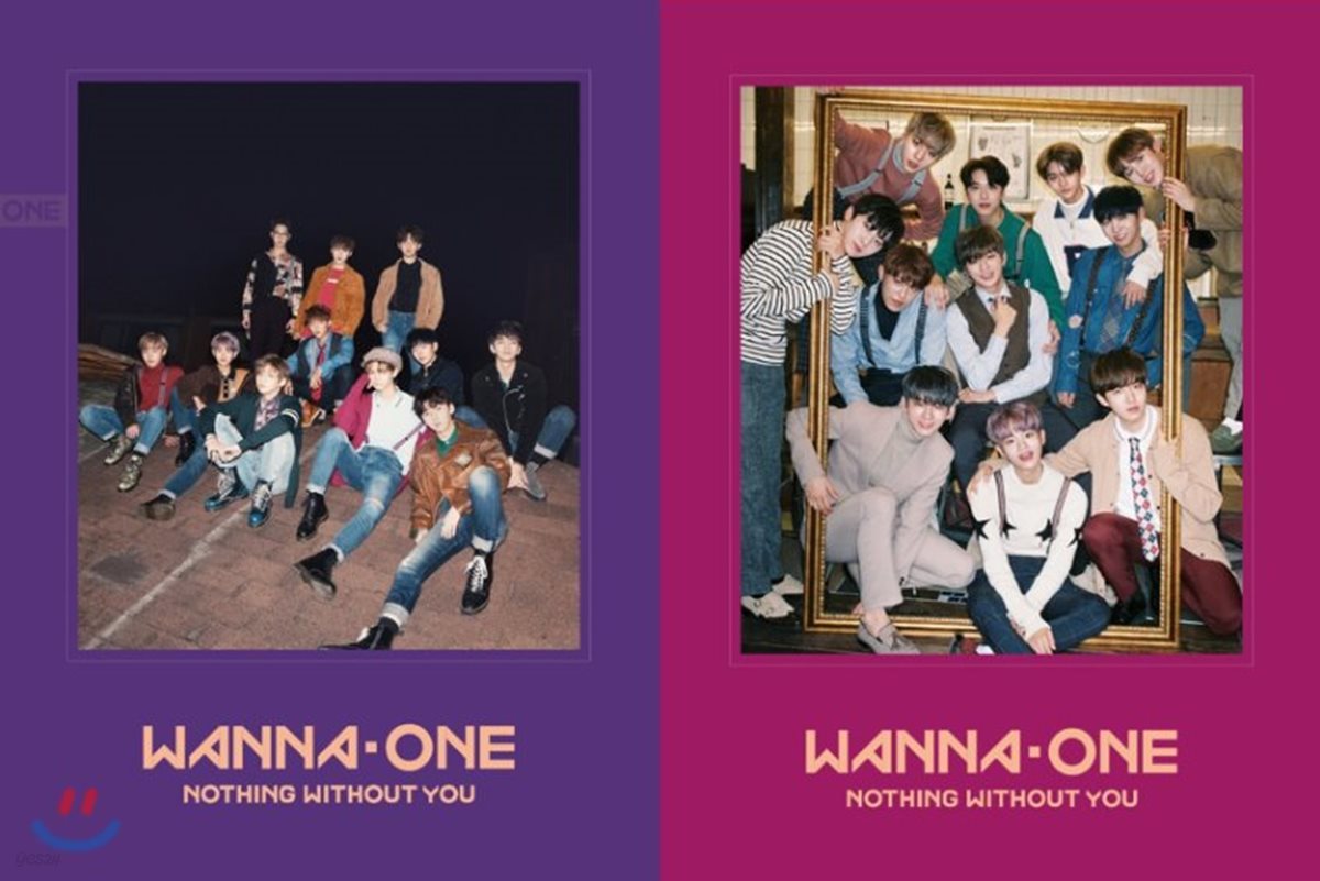 워너원 (Wanna One) - 투비원 프리퀄 리패키지 : 1-1=0 (Nothing without you) [Wanna 또는 One ver.중 1종 랜덤발송]