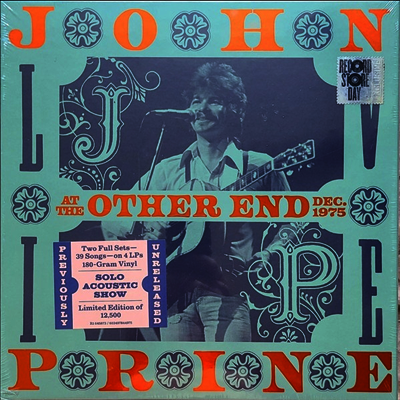 John Prine — Live At The Other End December 1975 (RSD2021) 앨범 커버