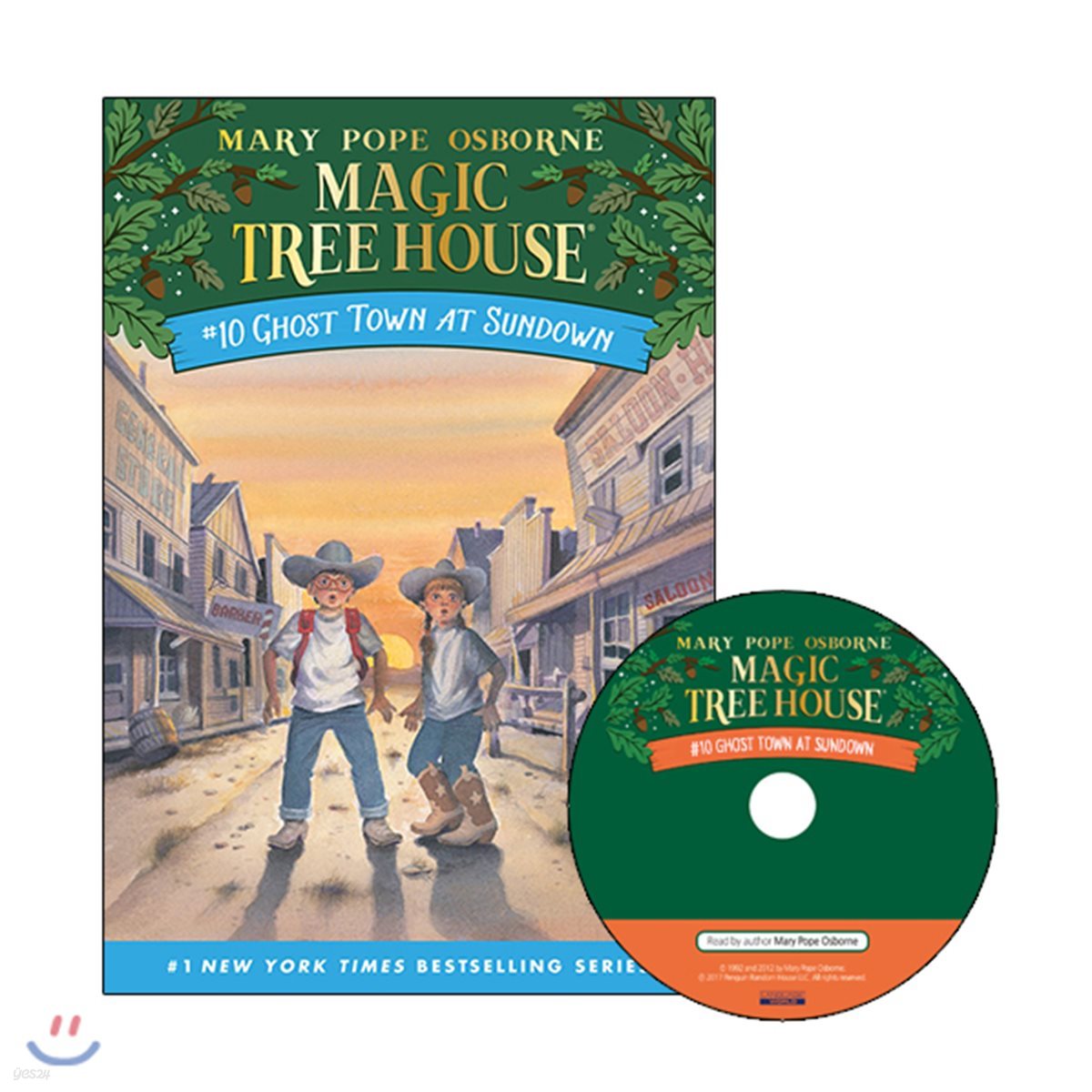 Magic Tree House #10 : Ghost Town at Sundown (Book + CD)