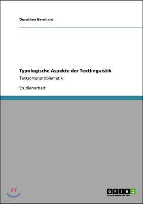 Typologische Aspekte Der Textlinguistik