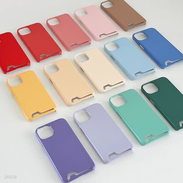 [주문폭주] 파스텔 무지 디자인 [카드수납 폰케이스]